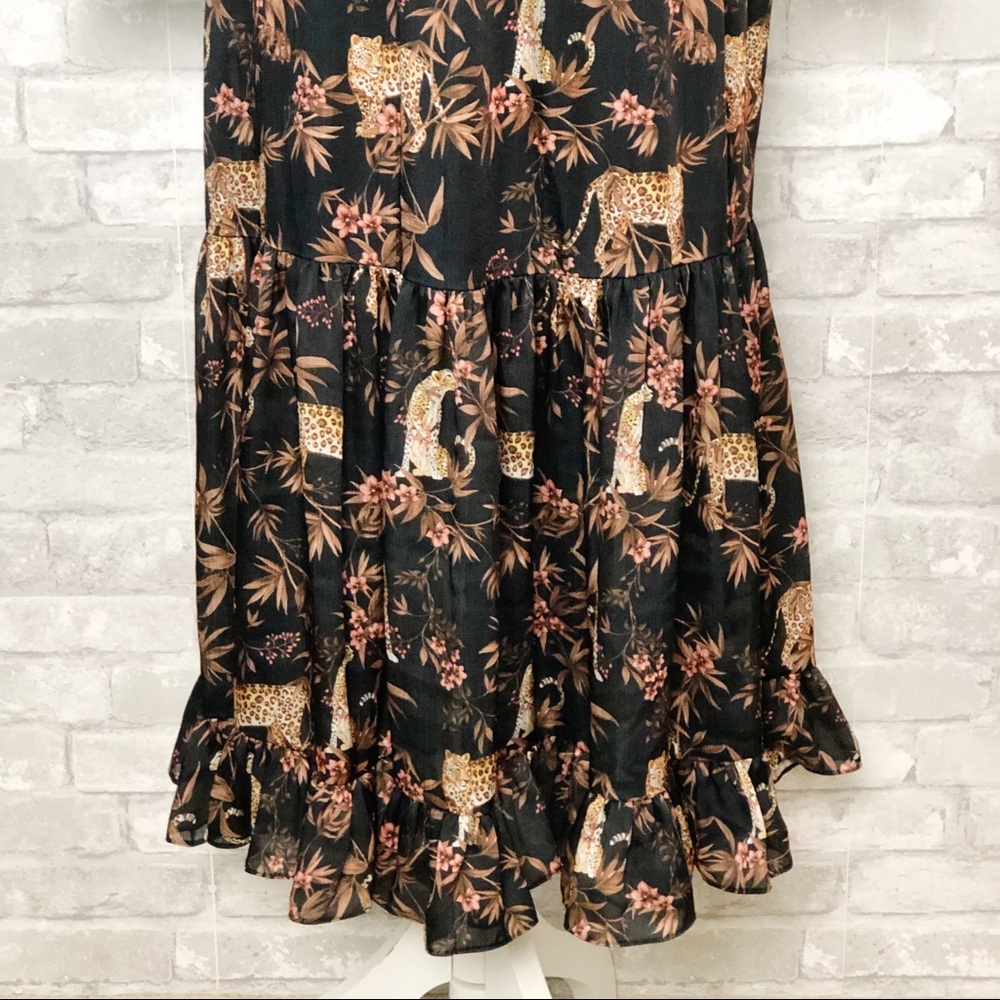 GENERATION LOVE NWOT Blaine Leopard Maxi Dress XS - Picture 6 of 16